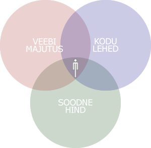 Veebimajutus, kodulehed - soodne hind!